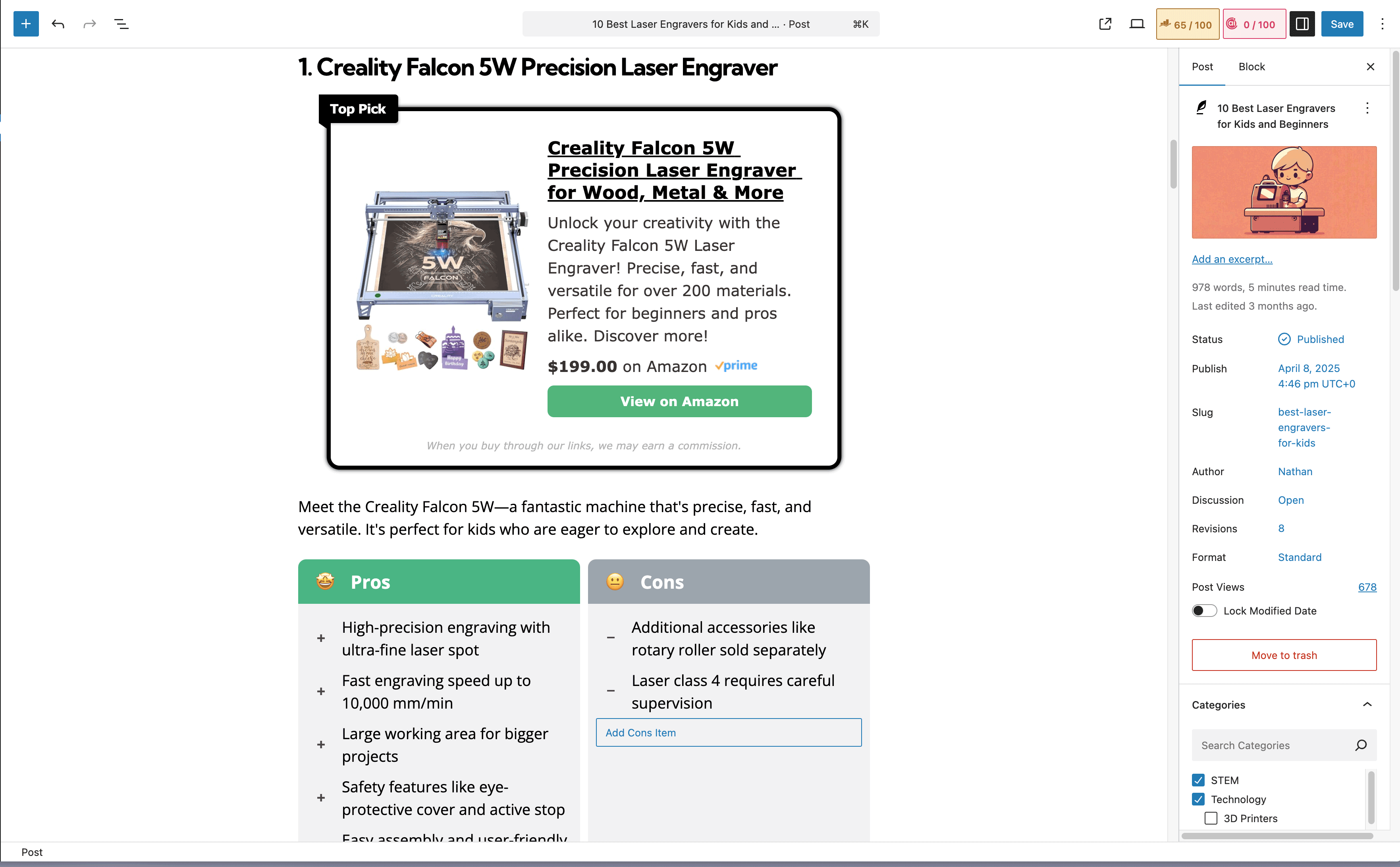 PassiveWP editor view